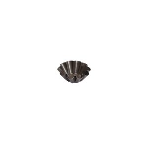 Ikona apo Φόρμα τάρτας κατσαρό/κωνικό, αντικολλητική (2 στρώσεων), φ8xΥ3.5cm (πάχος 5/10), Gobel, made in France