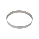 Ikona apo Τσέρκι τάρτας INOX στρογγυλό, φ18xΥ4.5cm (πάχος 10/10), Gobel, made in France