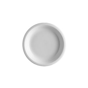 Ikona apo Πιάτο Βαθύ πορσελάνης 21cm, Σειρά SLIM, λευκό, LUKANDA