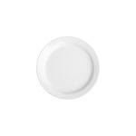 Ikona apo Πιάτο πορσελάνης με στενό ριμ, 24.5cm, Σειρά CALM, LUKANDA