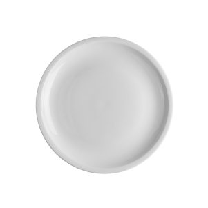 Ikona apo Πιάτο Ρηχό πορσελάνης 27.5cm, Σειρά SLIM, λευκό, LUKANDA