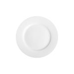 Ikona apo Πιάτο πορσελάνης με φαρδύ ριμ, 24.5cm, Σειρά CALM, LUKANDA