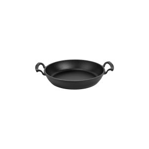 Ikona apo Cast iron τηγάνι σερβιρίσματος, μαύρο, φ24cm, σμάλτο 1 στρώσεως, 1 ψήσιμο, 2kg, LAVA