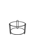 Ikona apo Squillo Μεταλλικό Buffet Riser για Στοιβαζόμενο Φ17x10h Μαύρο Ματ