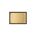 Ikona apo Πιατέλα ορθογώνια πορσελάνης 21x10cm, Κρεμ, σειρά Galaxy New, LUKANDA