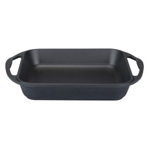 Ikona apo Cast iron τηγάνι, μαύρο, φ26x26cm, σμάλτο 1 στρώσεως, 1 ψήσιμo, 3kg, LAVA