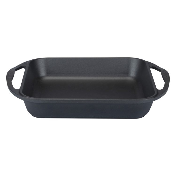 Ikona apo Cast iron τηγάνι, μαύρο, φ26x26cm, σμάλτο 1 στρώσεως, 1 ψήσιμo, 3kg, LAVA