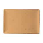 Ikona apo Πιατέλα ορθογώνια πορσελάνης 36x24cm, Καφέ, σειρά Leon, LUKANDA