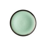 Ikona apo Πιάτο Ρηχό πορσελάνης, Φ25cm, Μέντα, σειρά Galaxy New, LUKANDA