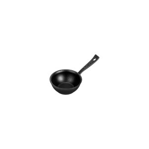 Ikona apo Cast iron δοχείο, μαύρο, φ7cm, σμάλτο 1 στρώσεως, 1 ψήσιμο, 210gr, LAVA