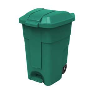 Ikona apo Κάδος πλαστικός 70Lt, με ρόδες & πεντάλ, 56x51.5xΥ75.5cm, 4.7Kg, πράσινος