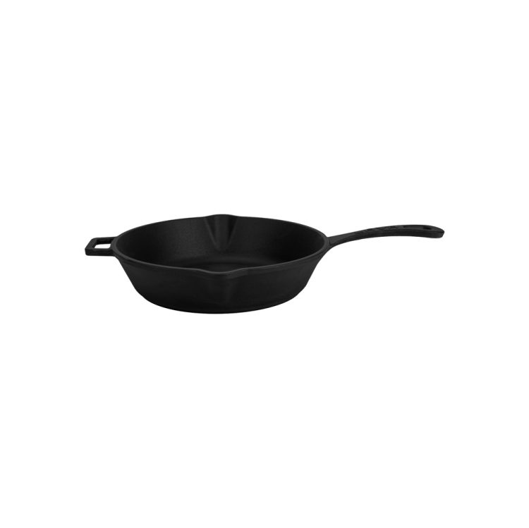 ikona apo Cast iron τηγάνι στρογγυλό, μαύρο, φ24cm, σμάλτο 1 στρώσεως, 1 ψήσιμo, 2.5kg, LAVA