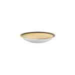 Ikona apo Πιάτο Βαθύ πορσελάνης, Φ20cm, Κρεμ, σειρά Galaxy New, LUKANDA