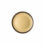 Ikona apo Πιάτο Ρηχό πορσελάνης, Φ21cm, Κρεμ, σειρά Galaxy New, LUKANDA