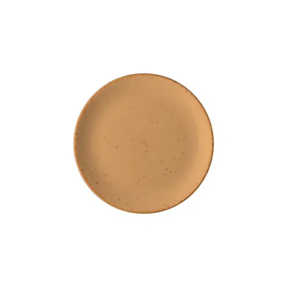 FP21 Ikona apo Πιάτο Ρηχό πορσελάνης, Φ21cm, Καφέ, σειρά Leon, LUKANDA