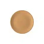 Ikona apo Πιάτο Ρηχό πορσελάνης, Φ23cm, Καφέ, σειρά Leon, LUKANDA