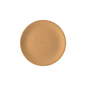 Ikona apo Πιάτο Ρηχό πορσελάνης, Φ23cm, Καφέ, σειρά Leon, LUKANDA