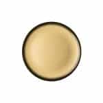 Ikona apo Πιάτο Ρηχό πορσελάνης, Φ25cm, Κρεμ, σειρά Galaxy New, LUKANDA