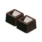 Καλούπι αντικολλητικό σιλικόνης Chocolate, 15 x 10ml, κύβος (2.6x2.6xY1.8cm), SILIKOMART - Image 2