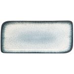 Πιατέλα ορθογώνια πορσελάνης μπλέ Σειρά Occhio 30x17,5cm-BYBONE Σετ 6 τεμαχίων