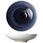 Μπωλ πορσελάνης λευκό/μπλε Σειρά Vythos Φ22cm-Prestige Σετ 3 τεμαχίων