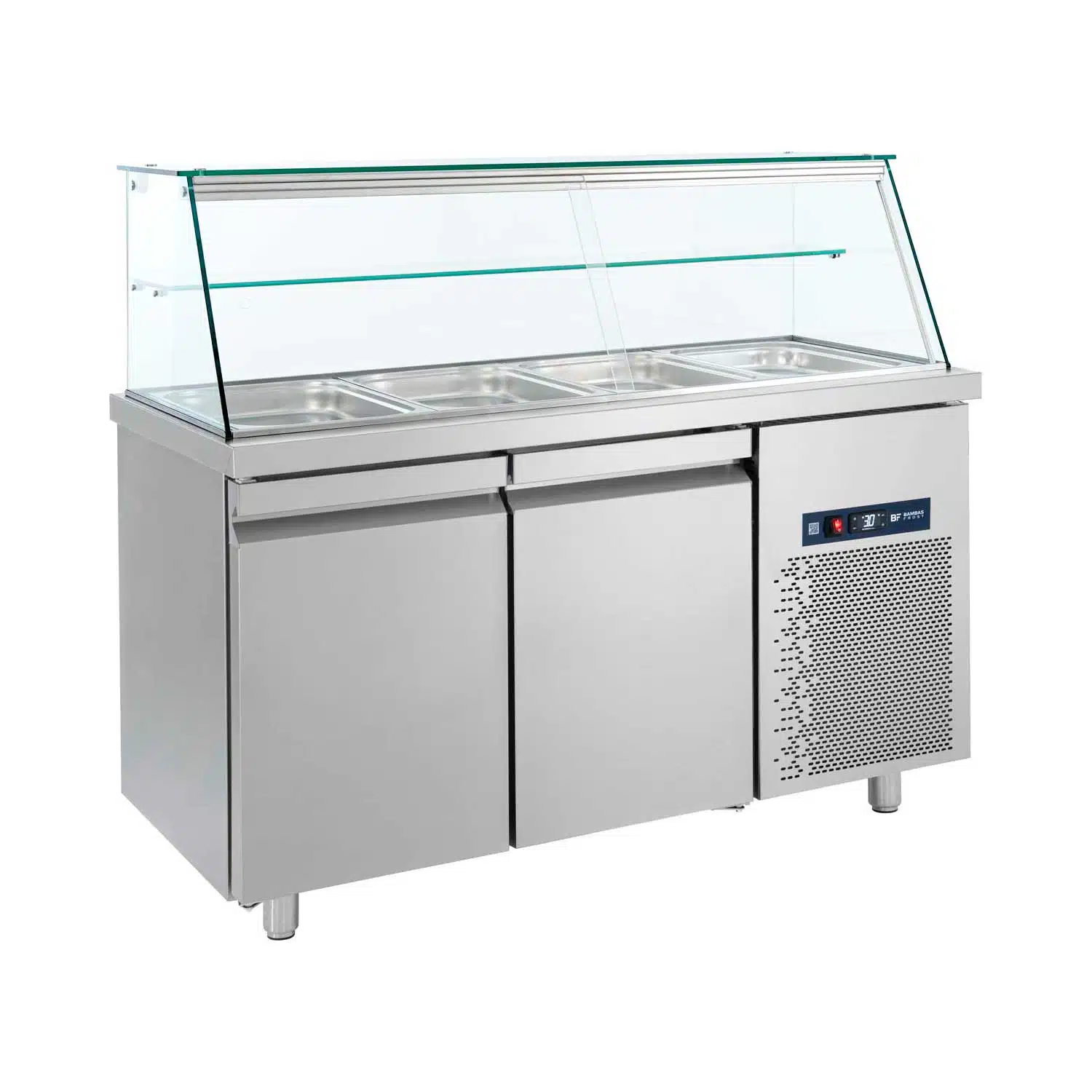 SMGN-139-JPEG ΠΕΡΙΓΡΑΦΗ ΑΠΟ psigeio salaton me vitrina gia 4 lekanakia gn 1/1 prochef ecoline