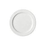 ΠΕΡΙΓΡΑΦΗ ΑΠΟ piato rixo porselanis me rim,25cm,seira brillo,lukanda