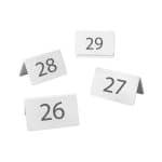 ΣΕΤ ταμπελάκια/νούμερα μελαμίνης, από το 26 έως το 50, 10x6.2cm