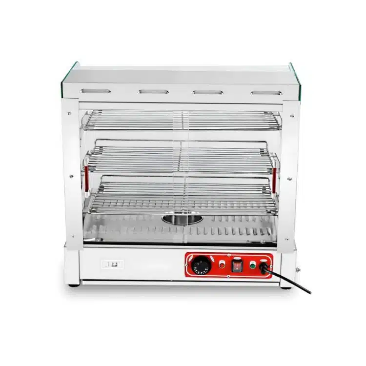 Dynamic FDW-701 Θερμαινόμενη επιτραπέζια βιτρίνα 1000W με 3 ράφια - Image 6