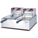 Φριτέζα διπλή ηλεκτρική Prochef Ecoline 6+6Lt