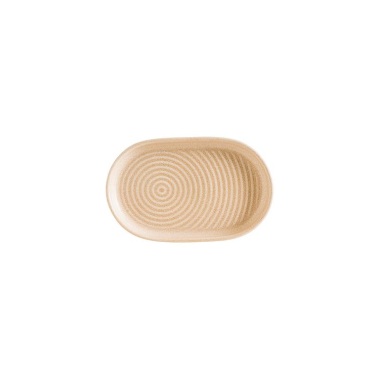 ΠΕΡΙΓΡΑΦΗ ΑΠΟ piatela oval porselanis me katheto xeilos(step),19cm,reactive gialoma,mirage ripple,bonna