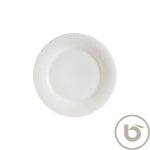 ΠΕΡΙΓΡΑΦΗ ΑΠΟ piato rixo porselanis me anaglifo rim,24cm,marlena albus,bonna