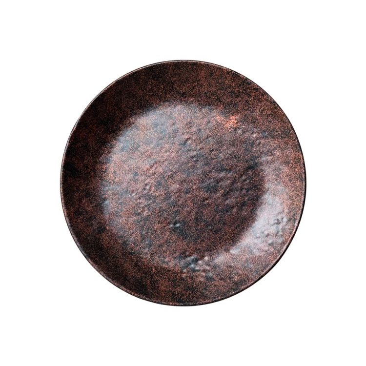 ΠΕΡΙΓΡΑΦΗ ΑΠΟ piato melaminis step,f29cm,rustic(kokkino skourias),servewell