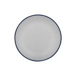 ΠΕΡΙΓΡΑΦΗ ΑΠΟ piato melaminis step,f26.6cm,krem me mple riga,servewell