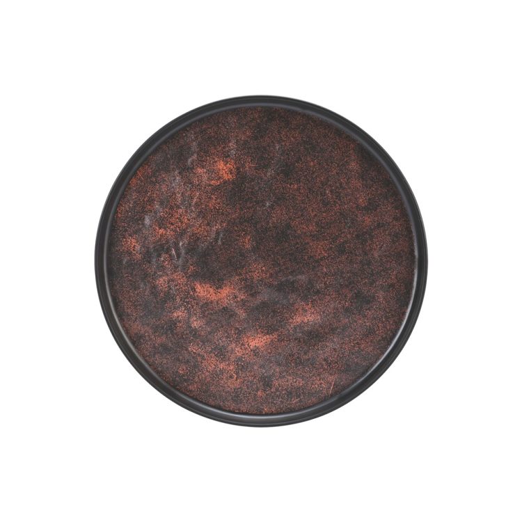ΠΕΡΙΓΡΑΦΗ ΑΠΟ piato melaminis rixo,f27.3cm,rustic(kokkino skourias),servewell