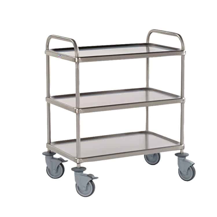 ΠΕΡΙΓΡΑΦΗ ΑΠΟ trolei kouzinas inox,3 rafia,84x55xy96cm,exairetikis poiotitas,matfer