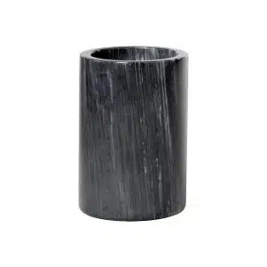ΠΕΡΙΓΡΑΦΗ ΑΠΟ marmarini thiki psixis mpoukalion(wine cooler),epitrapezia,mavri,f12.5xy8.5cm,tablecraft