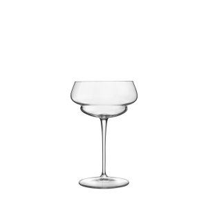 ΠΕΡΙΓΡΑΦΗ ΑΠΟ potiri kristallinis coupe,coctail 30cl,f10.5x16.2cm,backdoor'20s,luigi bormioli