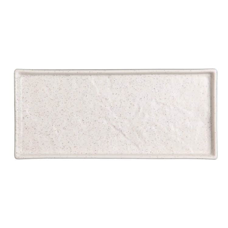 Πιατέλα Ορθογώνια 31x14x2 cm White Dune