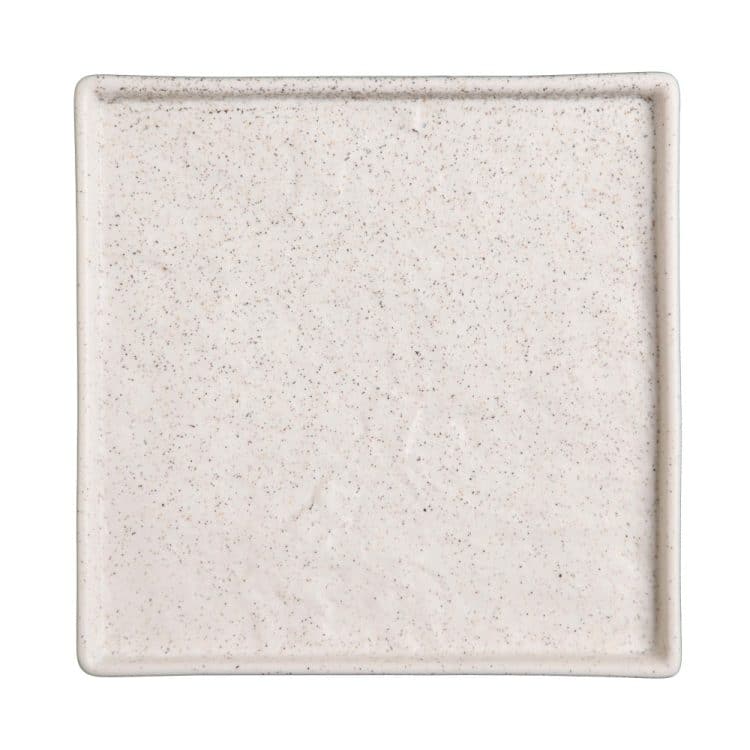 Πιατέλα Τετράγωνη 29x29x2 cm White Dune