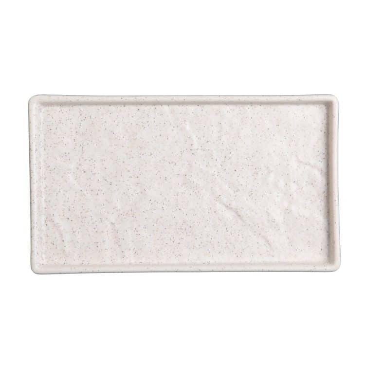 ΕΙΚΟΝΑ ΑΠΟ Πιατέλα Ορθογώνια 27x16x2 cm White Dune