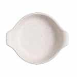 Σαγανάκι Στρογγυλό 19x15x5 cm White Dune Με Χερούλια