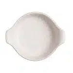 Σαγανάκι Στρογγυλό 19x15x5 cm White Dune Με Χερούλια