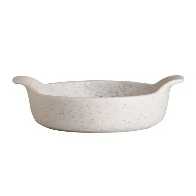 Σαγανάκι πορσελάνης Σειρά White Dune 19x15x5cm-Prestige Σετ 6 τεμαχίων - Image 2