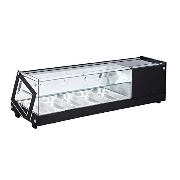 ΠΕΡΙΓΡΑΦΗ ΑΠΟ vitrina psixomeni epitrapezia fs-64l me 5 theseis-prochef ecoline