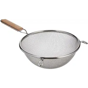 ΠΕΡΙΓΡΑΦΗ ΑΠΟ sourotiri inox me dipli sita kai xilini lavi 20cm-gtsa
