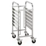 ΠΕΡΙΓΡΑΦΗ ΑΠΟ trolei metaforas 6 theseon gia lekanes gn 1/1 38x56/100cm inox-gtsa