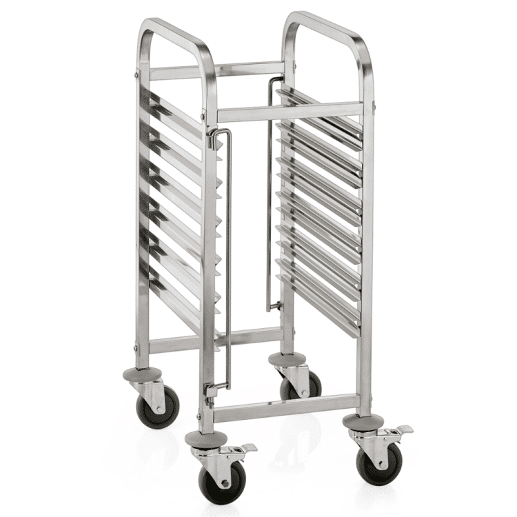 ΠΕΡΙΓΡΑΦΗ ΑΠΟ trolei metaforas 6 theseon gia lekanes gn 1/1 38x56/100cm inox-gtsa