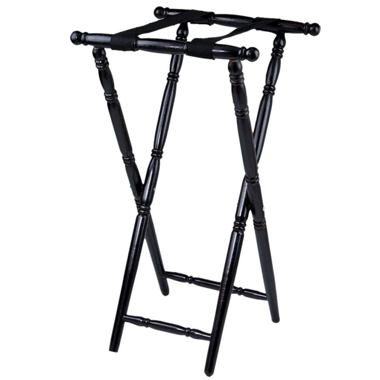εικονα απο ΣΤΑΝΤ ΔΙΣΚΩΝ ΞΥΛΙΝΟ ΜΑΥΡΟ 42 x 35 x 83,5 CM