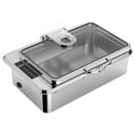 ΠΕΡΙΓΡΑΦΗ ΑΠΟ mpain-mari entoixizomeno,inox 18/10,gn1/1,ilektriko dry-heat(den xreiazetai nero)idrayliko,vathos 6.5cm,sunnex